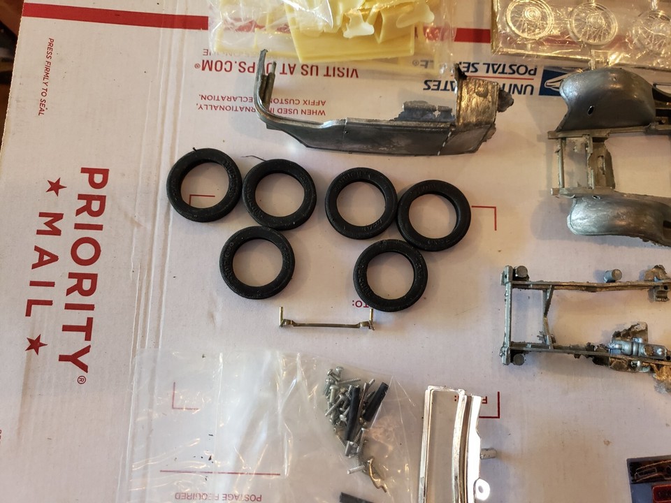 1930 Packard Dietrich Original Unbuilt Hubley Gabriel Metal Model Car