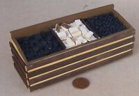1:12 Scale Coal & Log Bunker Dolls House Miniature Fire Fuel Garden Accessory 1:12 Scale Coal & Log Bunker Dolls House Miniature Fire Fuel Garden Accessory
