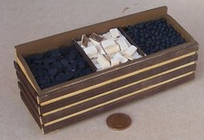 Poupées Maison Bois Charbon Et Bûche Bunker Feu Carburant Jardin Chauffage 1:12