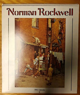 Vintage Norman Rockwell 1992 calendar Kalender 