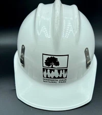VINTAGE BULLARD HARD BOILED HARD HAT #302 Mammoth Cave National Part Liner Clips