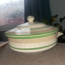 Antique Rare Burgess & Hill Burleighware Claremont Tureen Cica 1920s