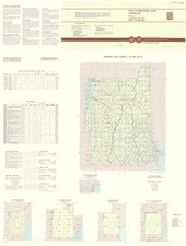 Topographical Map - New Hampshire Vermont Quad - USGS 1993 - 23 x 30.46