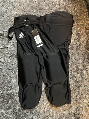 NWT ADIDAS PERFORMANCE CLIMALITE MEN INTEGRATED BLACK PAD PANT 690PA LARGE $55