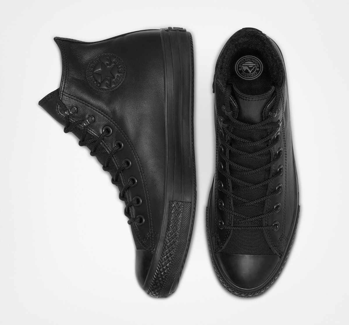 CHROME ブラック スニーカー 9.5 (W 11) Size 9 - Converse Chuck Taylor All Star Winter High Triple