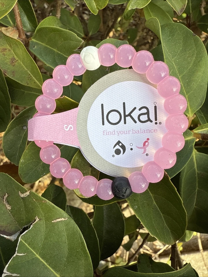 "Juego de 2 pulseras Lokai rosa claro pequeñas 6""" Foto 4 de 4