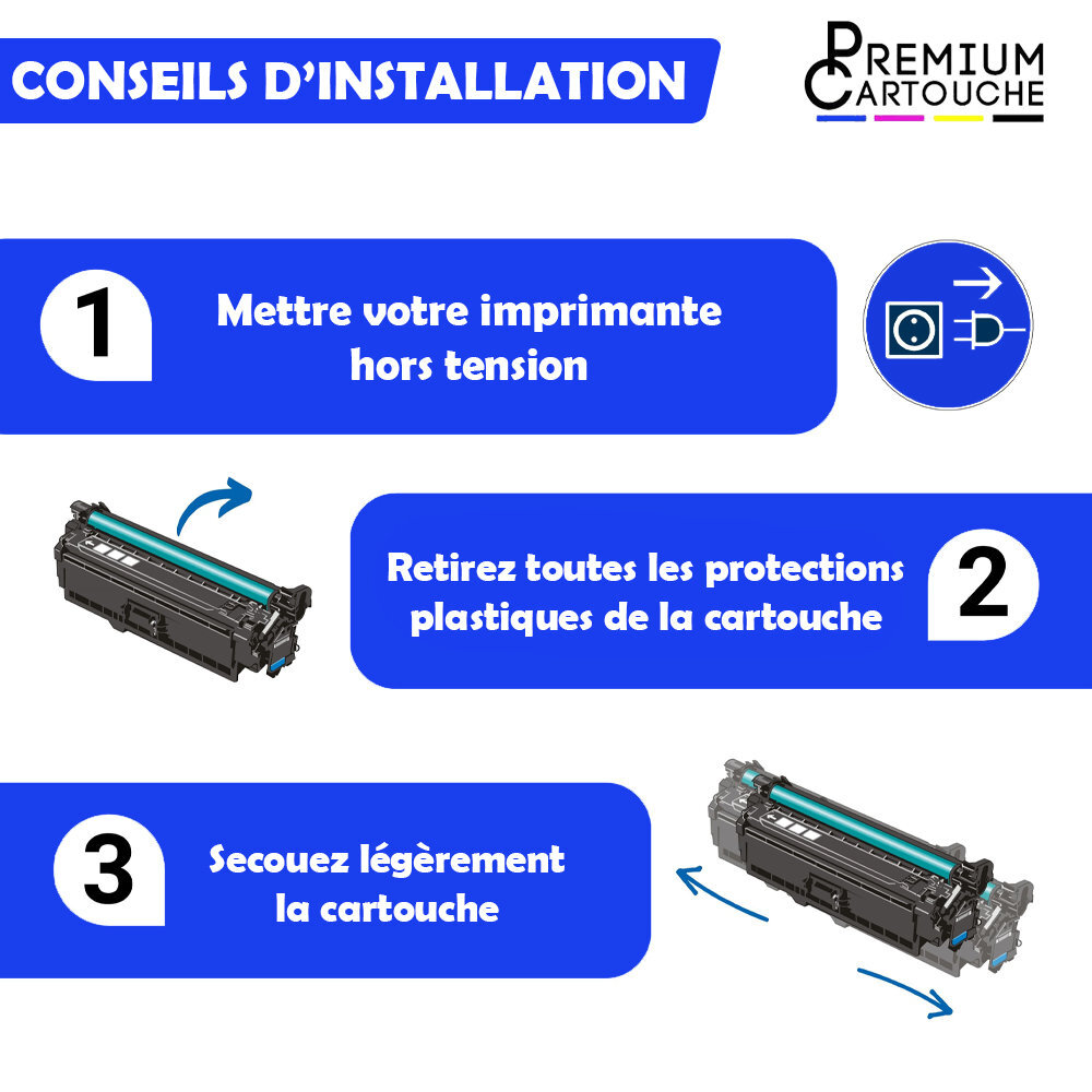Toner noir W2000A 658A PREMIUM pour HP Color LaserJet, une impression haute définition irréprochable