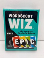Wordscout Wiz, Fast Pace Words Card Game. New