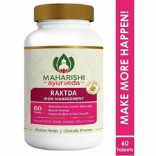 Maharishi Ayurveda Raktda Ayurvedic Treatment  Pack Of 3  60 Tab