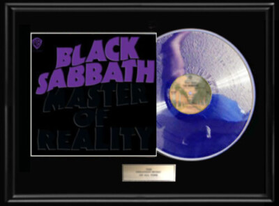 BLACK SABBATH MASTERS OF REALITY LP WHITE GOLD SILVER BLACK SABBATH MASTERS OF REALITY LP WHITE GOLD SILVER