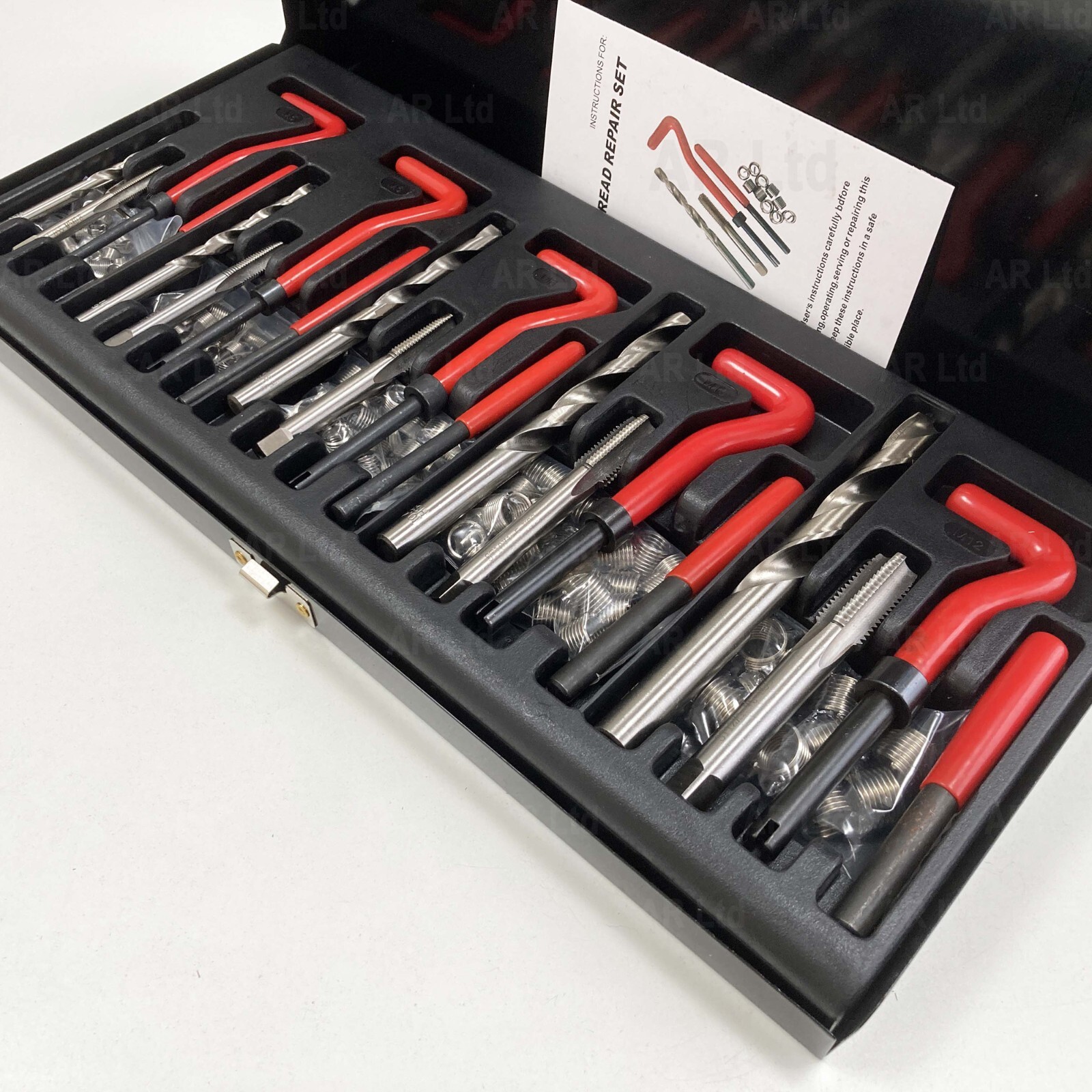 HELICOIL THREAD REPAIR KIT HSS DRILL METRIC SET HELI COIL TAP INSERT 131PC SET