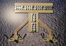 Oil Tanker Jetty of Triang Minic Ships, 1/1200 Scale (1/1250 1/1200 Ship Model)