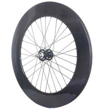 Ingranaggio Fisso Ruote Carbonio 88mm Profondità 23mm Larghezza Clincher Tubolare 28 Fori