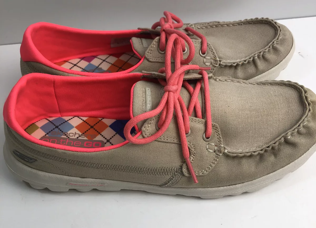 Skechers boat sale shoes red