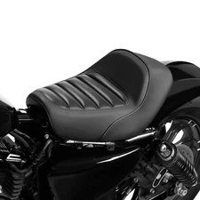 Front Driver Rider Solo Seat Fit For Harley Sportster XL 883 1200 Iron 2010-2023