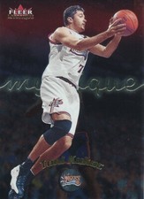 Toni Kukoc 2000-01 Fleer Mystique #31 Sixers basketball card