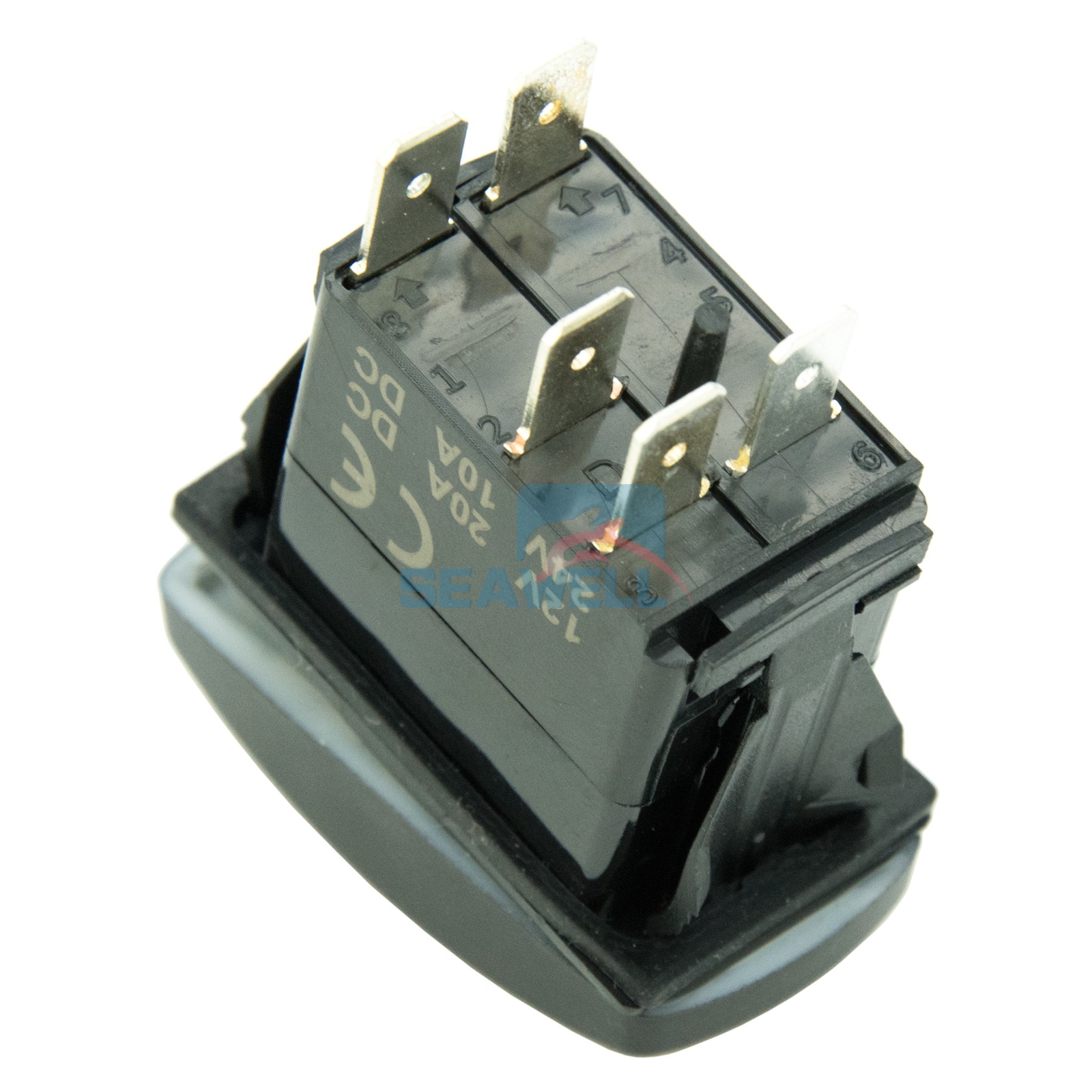 Interruttore A Bilanciere LED Impermeabile 12-24V - Per Auto E - Foto 3