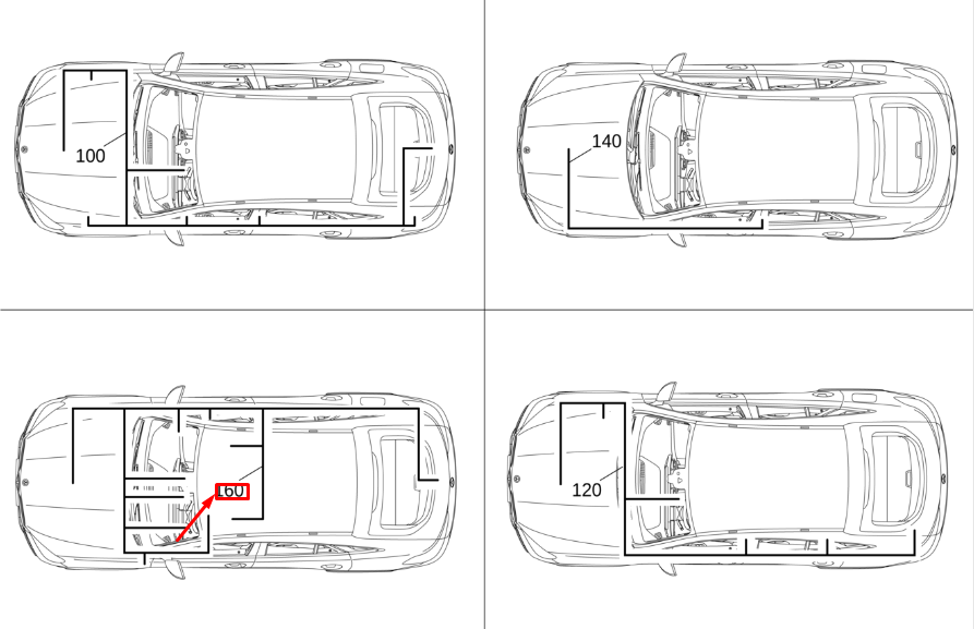 MB GLE W167 Interior Basic Scope Wiring Harness RHD A1675407710