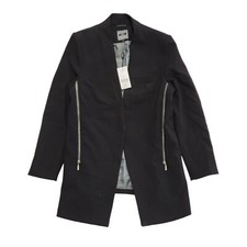 Next Black Hook Eye Tailored Coat Uk Women's Size 20 Bnwt CC699
