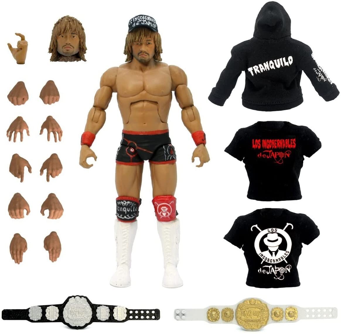 Tetsuya Naito フィギュア LOS INCREDIBLES New Japan Pro Wrestling Ultimates Tetsuya Naito Action Figure | eBay