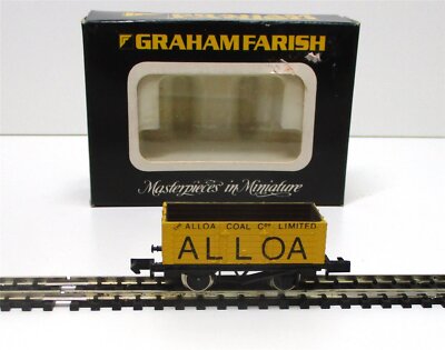 Spur N Graham Farish 2128 6 Plank Wagon 'Alloa'  (5783K)
