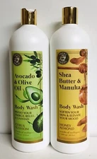 Home & Body Co. ~ Citrus Blossom & Honey Almond Body Wash 40 fl oz Each