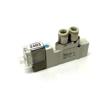Electroválvula SMC SY3120-5LOZ-C4 5 puertos 2 posiciones accesorios de tubo de acero inoxidable