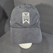 Tiger Woods Nike Youth Hat Cap Black Golf Strapback Adjustable Kids Golfing