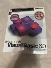 NEW SEALED Microsoft Visual Basic 6.0 Professional Pro 6 203-00506 RETAIL BOX