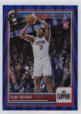 2023 Panini NBA Hoops Premium Stock Blue Seismic Prizm 63/99 Kobe Brown #55 13c5