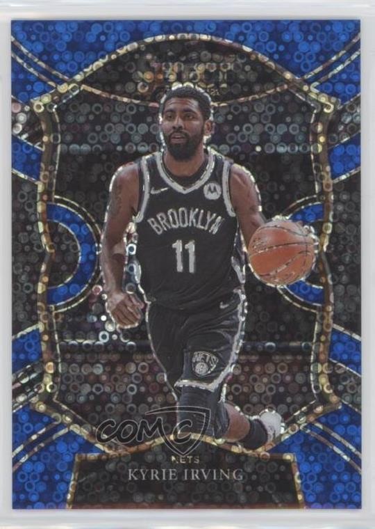 2020-21 Panini Select Concourse Blue Disco Prizm 14/25 Kyrie Irving #42 hs9