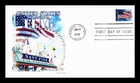 PANDA CACHET US COVER FIRST DAY OF ISSUE UNITED STATES OF AMERICA FLAG