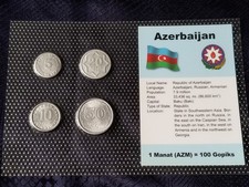 Azerbaijan Almost Uncirculated Set 1992-93 - 5 Qapik - 50 Qapik - i