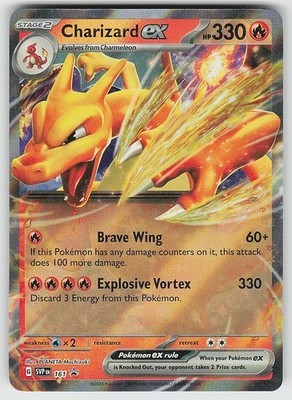 Charizard ex 161 Holo Promo Scarlet & Violet Promo Pokemon NM