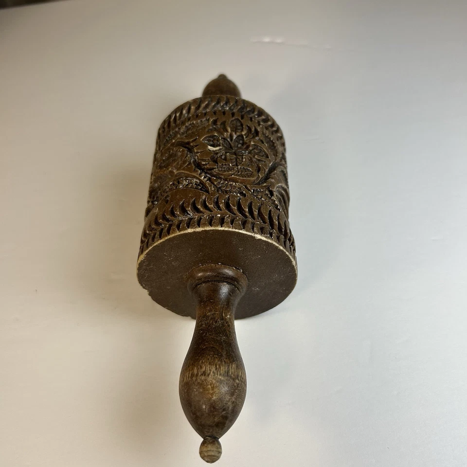 Rodillo Springerle diseño de vid gemeladora - por casa en la colina - alemán 10 pulgadas Foto 3 de 4