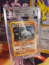 Pokemon Card DARK Donphan Neo Destiny 2000 Holo Rare Dark Japanese BGS 8