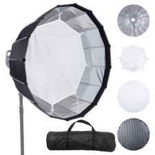 Uimoso 33-Inch Parabolic Softbox with Quick Setup and Portability