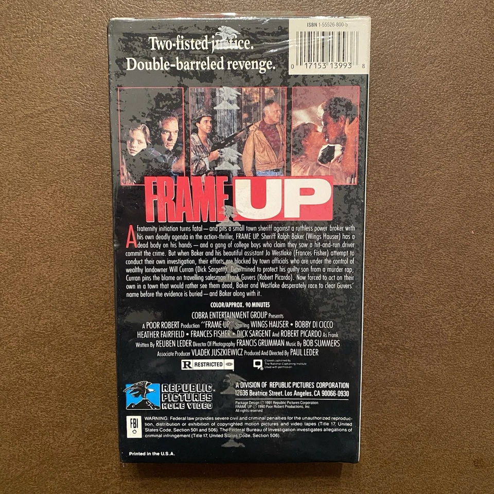 Frame Up VHS 1991 Screener Promo Tape Brand New Sealed - Image 2 of 4