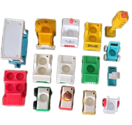 Vintage 1980s Fisher-Price Little People Vehicle Lot –16 Cars Trucks & More