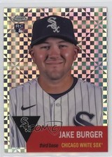 2022 Topps Chrome Platinum Anniversary X-Fractor Jake Burger #126 7m3