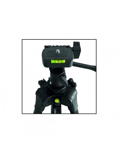 Treppiede nero con adattatore per livella laser universale o Metrica 56-145 mm - Immagine 2 di 4