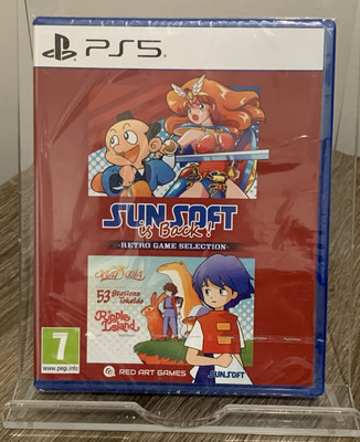 SunSoft ist zurück! Retro Spieleauswahl Sony PlayStation 5 PS5 Brandneu & Versiegelt