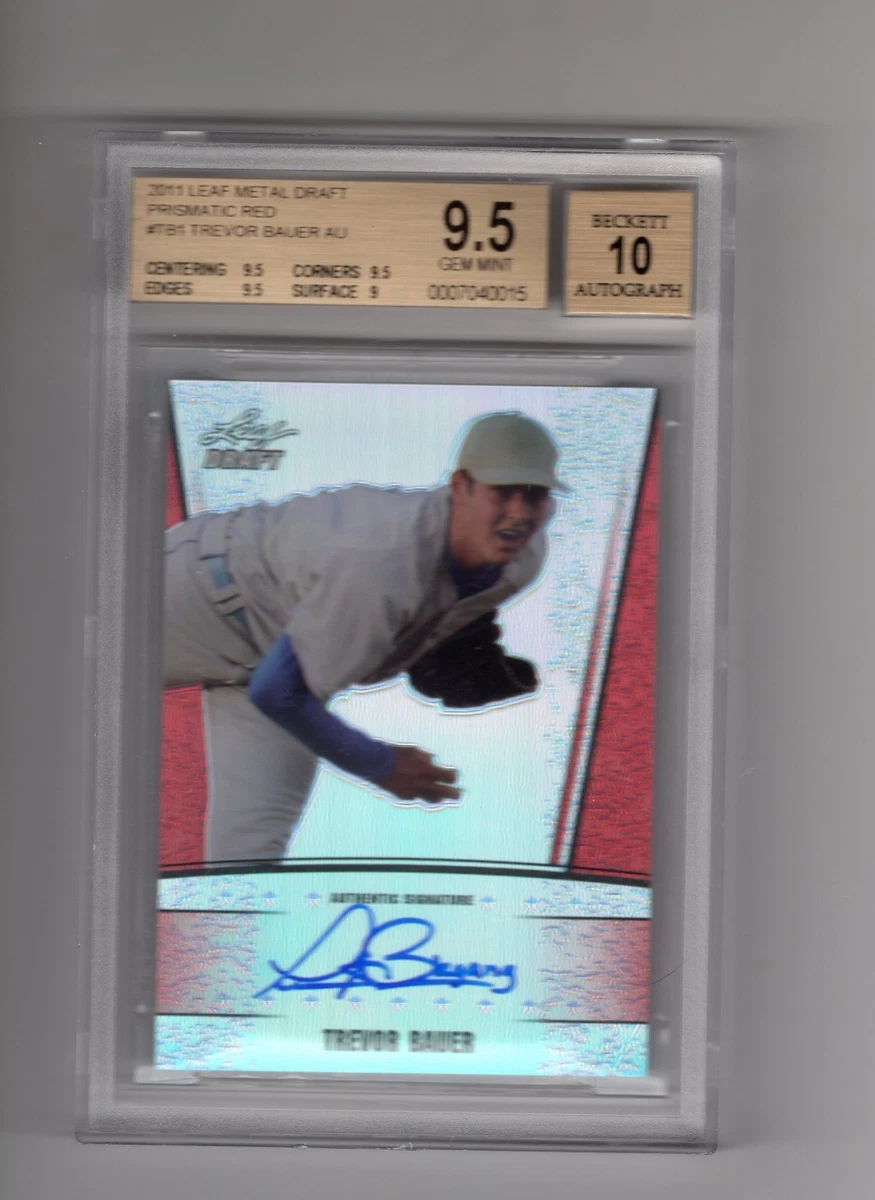 Trevor Bauer Baseball Sports Trading Cards & Accessories Rookie