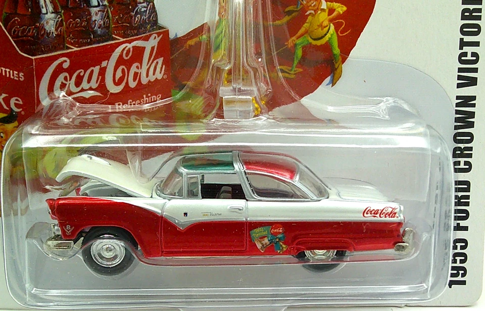 Johnny Lightning 2005 COCA-COLA HOLIDAY ORNAMENTS-1955 FORD CROWN VICTORIA #5/11 - Image 2 of 3