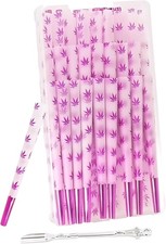 Pink Paper Tubes, 75-Pack, Lightweight, Compact, for Parties and Daily Use