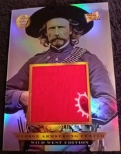 2025 Pieces of the Past Wild West Edition George Armstrong Custer Fabric Relic
