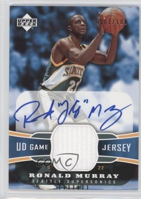 2004-05 Upper Deck UD Game Jersey Auto 7/100 Ronald Murray #AGJ-RO Auto 2b6