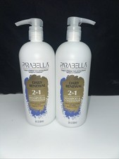 LOT OF 2 PARABELLA Daily Renewal 2-in-1 Moisturizing Shampoo & Conditioner 28oz 0.89 per fl oz