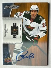 MARCO ROSSI 2022-23 Engrained AUTO ROOKIE SP Oak Autograph #186 RC UD Minnesota