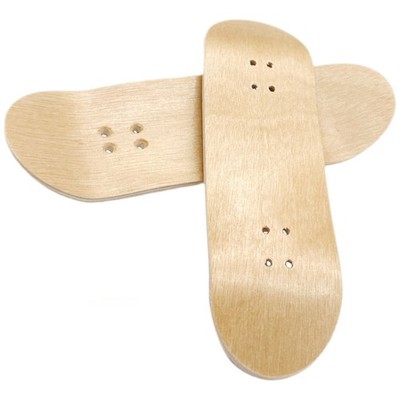  2pcs kleiner Finger Skateboard -Holzdeck DIY Finger Skateboard Deck